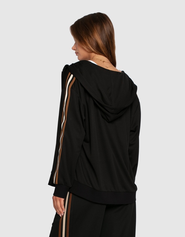 Belle & Bloom - Ready To Go Striped Sleeve Jacket