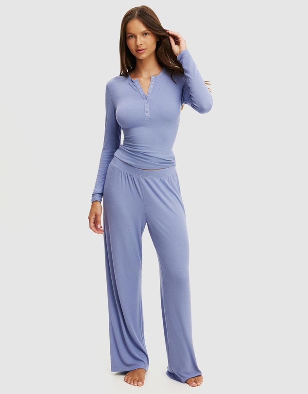 Cotton On Body - Airy Soft Lounge Henley Top