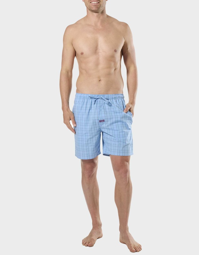 Mitch Dowd - Mitchdowd Mens Sunny Crocodile and Squares 2 Pack Sleep Shorts