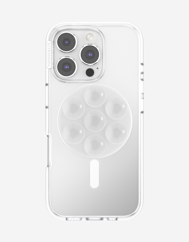 PopSockets - PopGrip SuckUp Suction MagSafe 3in1 Phone Grip Holder Stand
