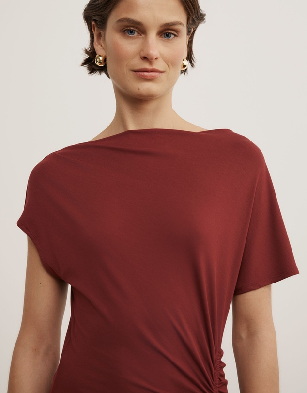 Witchery - Drape Asymmetric Jersey Dress