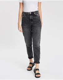 TOPSHOP - Washed Mom Jeans