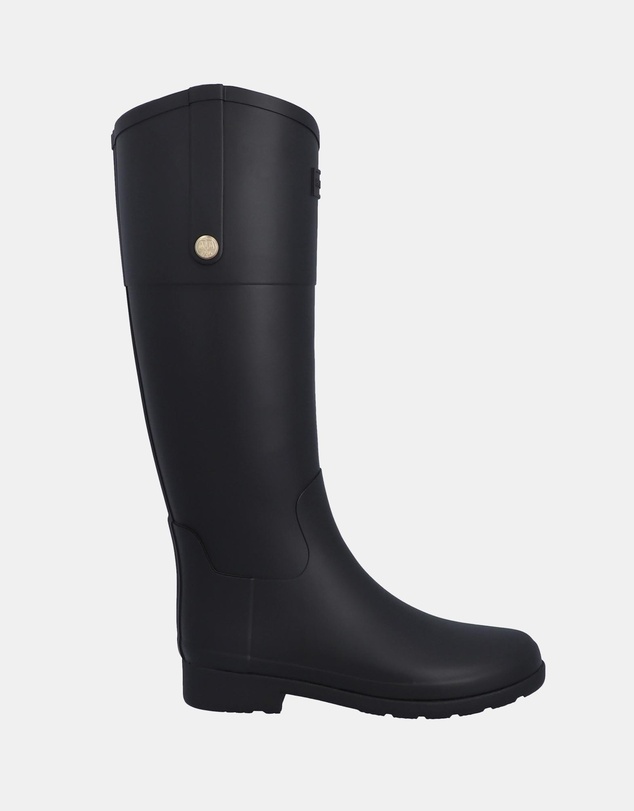 Hunter - Refined Gold Trim Riding Boots - Women's
