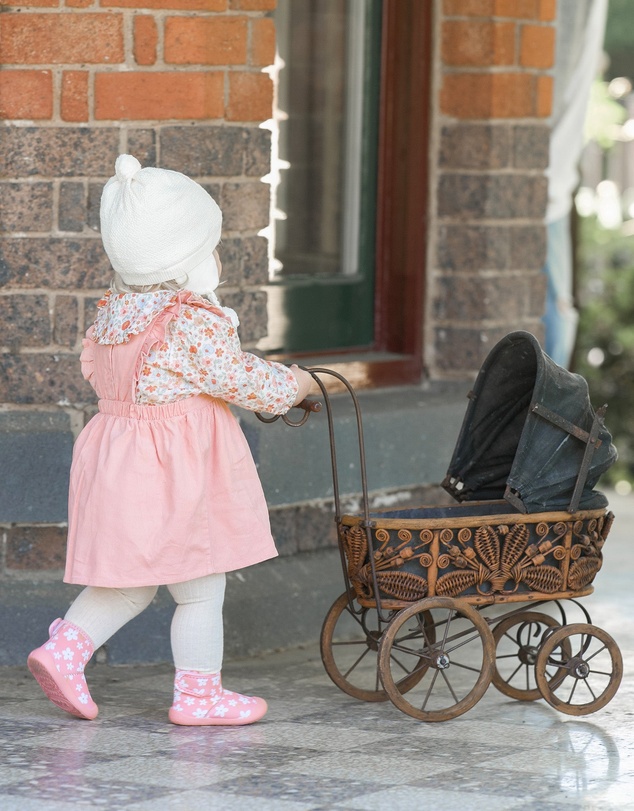 Toshi - Baby Pinafore Corduroy Quincy