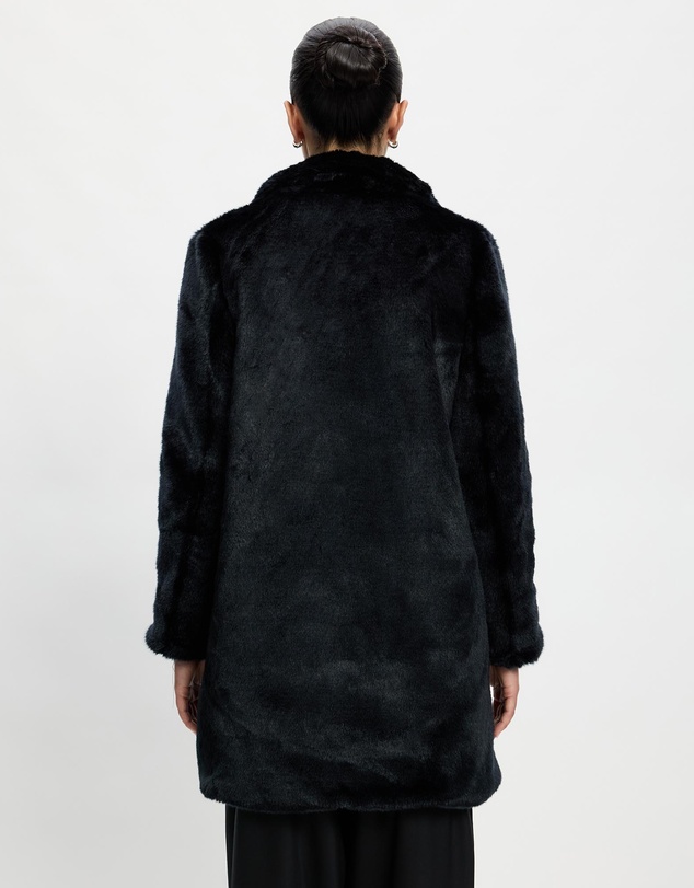Lindsay Nicholas New York - Faux Fur Car Coat