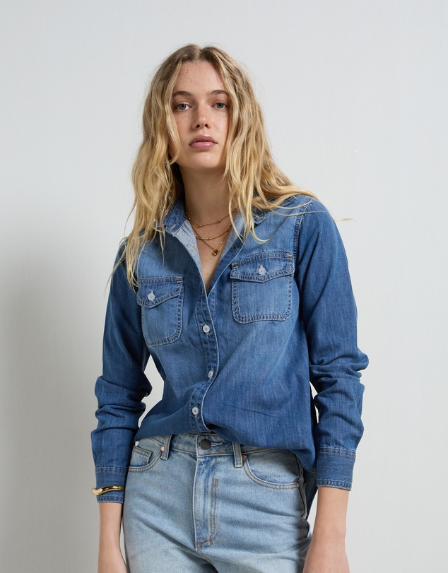 DRICOPER DENIM - Valiant Blue Denim Shirt