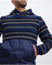 Surrounded By Ghosts - The Chromium Embroidered Knit Hoodie
