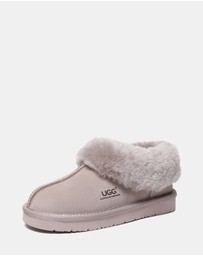 EVERAU - Australian Shepherd Ugg Homey Special Cow Suede Upper House Shoes