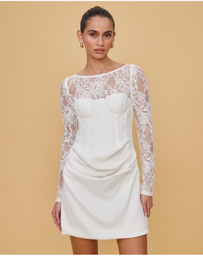 white christmas dresses Veni Infantino Designer fitted guipure lace mother of the bride Dress 992343 main image 1