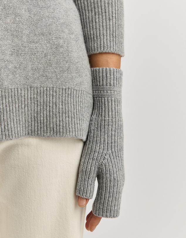 Toorallie - Fine Rib Open Mitten