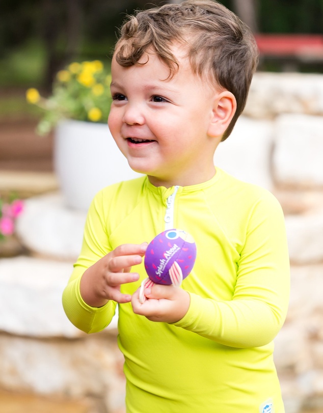 Splash About - Long Sleeve Rashies - Turtle Tide & Lime