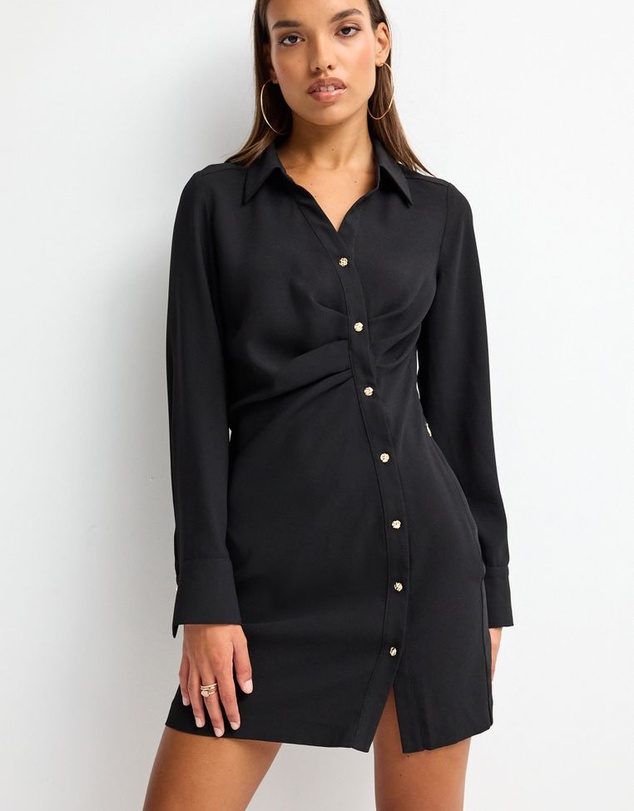 NEXT - Asymmetric Crepe Mini Dress
