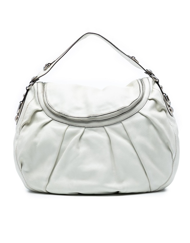 Pre-Loved by Azura Reborn - Pre-Loved Medium Pebbled Calfskin Icon Bit Satchel