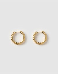 Arms Of Eve - Kira Gold Hoop Earrings - Maxi