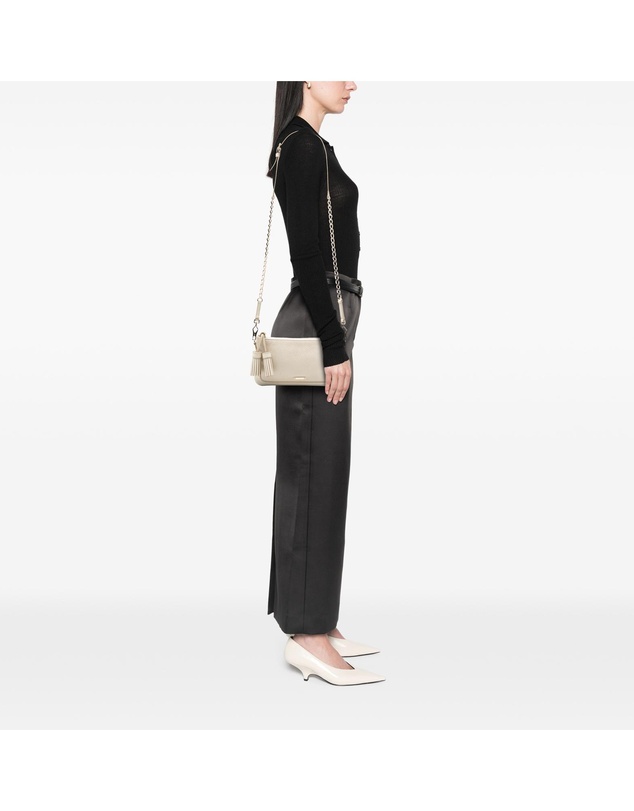 Pre-Loved by Azura Reborn - Pre-Loved Leather Tassel Chain Crossbody