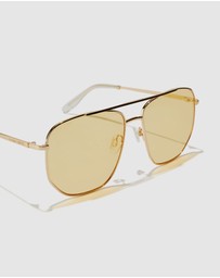 Hawkers Co - HAWKERS - Gold Yellow CAD Sunglasses for Men and Women UV400