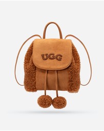 Ozwear Connection Uggs - Ugg Pompom Fluffy Backpack