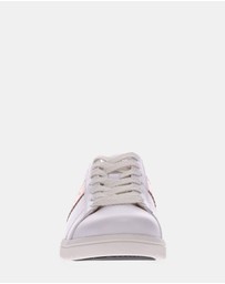 Mia Vita - Brooklyn Lace-Up Casual Sneaker - White