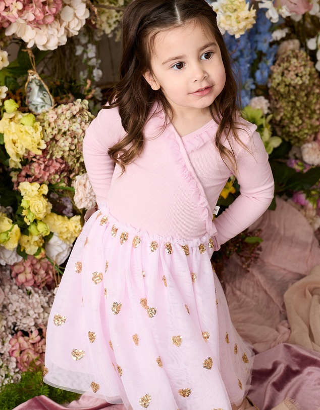Fleur Harris - 'Heirloom Treasures' Sweetheart Tutu Dress in Pink Lavender