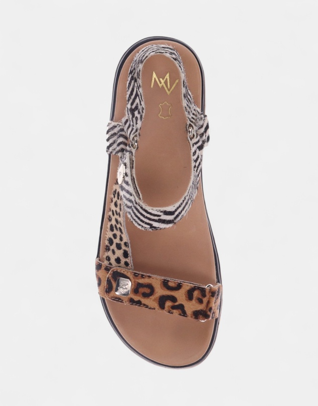 Mia Vita - Candice Sandal - Leopard Multi