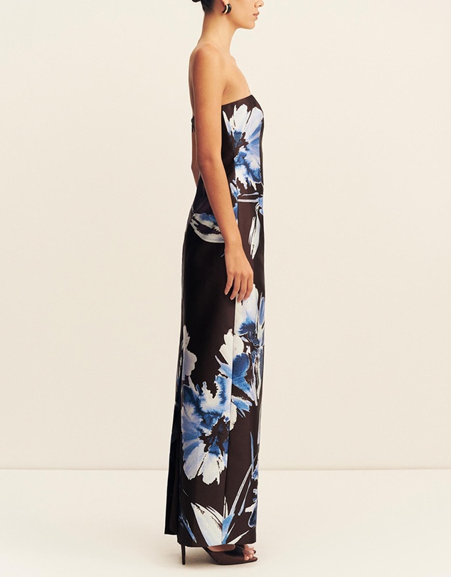 Shona Joy - Elsa Panelled Strapless Maxi Dress