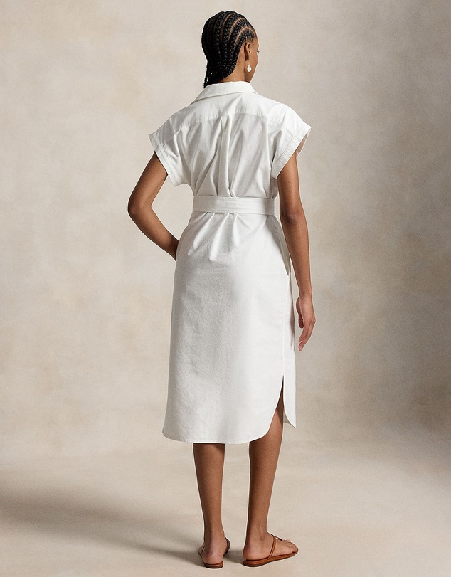 Polo Ralph Lauren - Belted Cotton Oxford Shirtdress