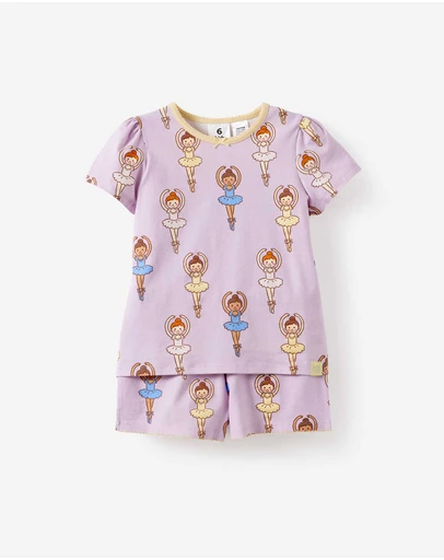 Cotton On Kids - Dreamdrift Puff Short Slv Pj Set