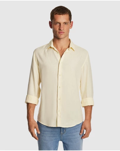 yd. - West Hampton Pure Linen Shirt