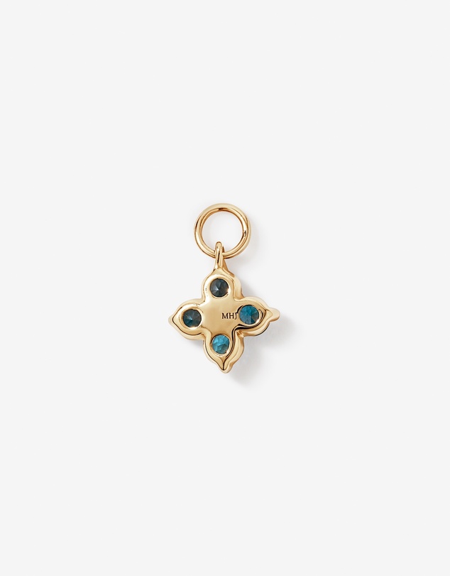 Michael Hill - London Blue Topaz Floral Single Earring Charm in 10kt Yellow Gold