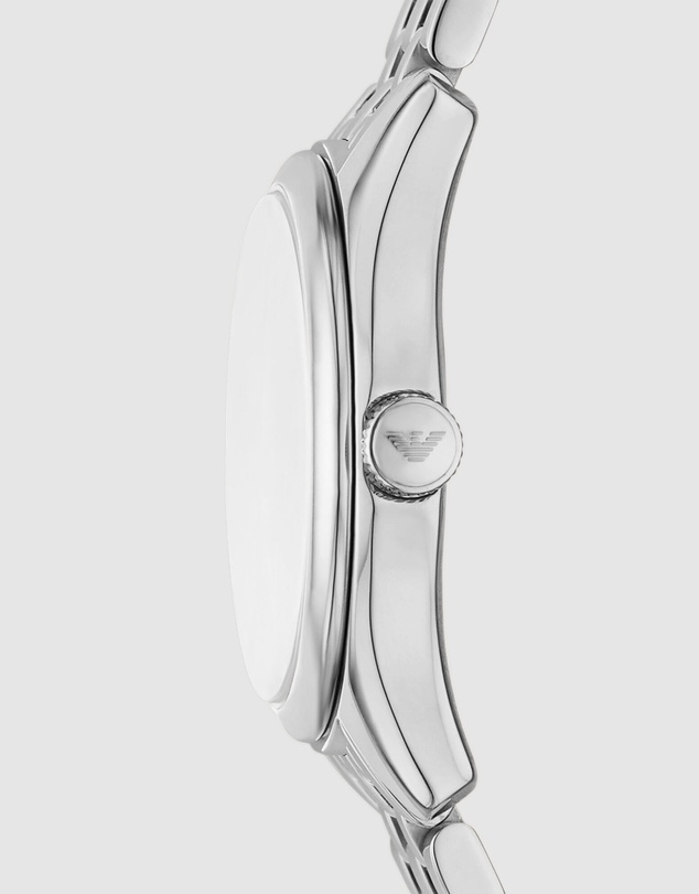 Emporio Armani - Silver Tone Analogue Watch