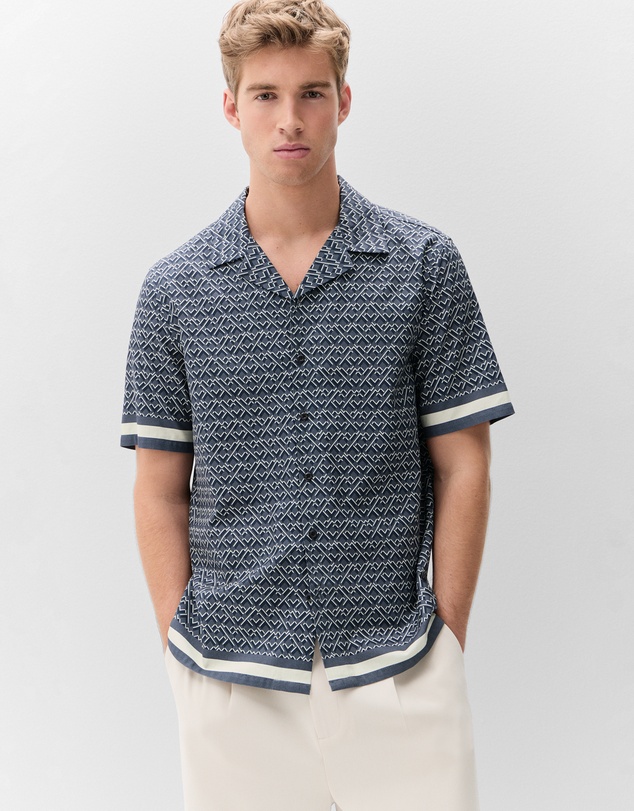 UNISON - Noosa Geo Relaxed Fit Shirt
