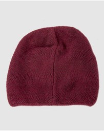 Max Alexander - European Made Burgundy Wool Beanie