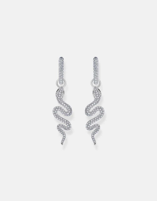 THOMAS SABO - Single hoop earring with white stones
