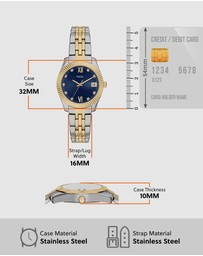 Fossil - Scarlette Two Tone Analogue Watch