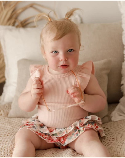 WITH LOVE FOR KIDS - Ruffle Bloomers Cotton Muslin - Babies - Kids