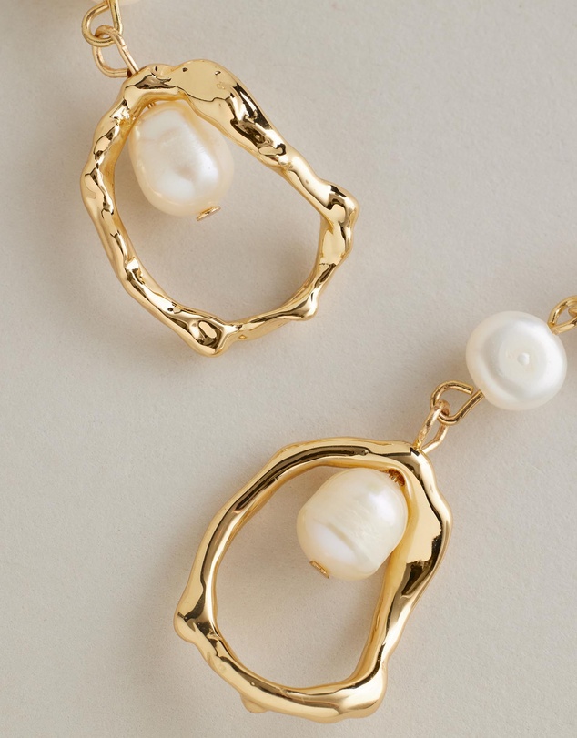 Native Sol - Tahlia Pearl Earrings