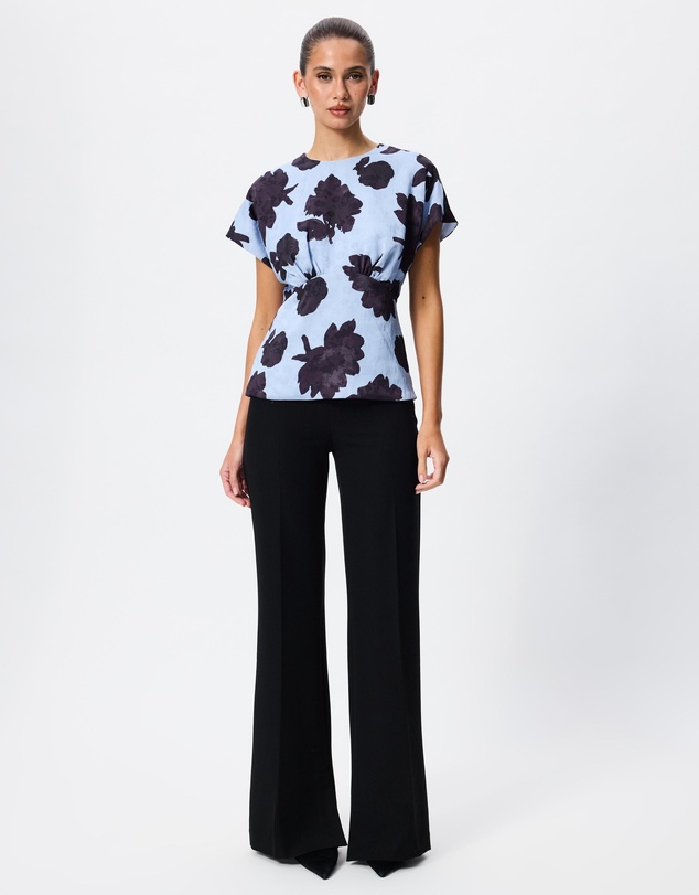 Tussah - Reena Printed Flutter Sleeve Top