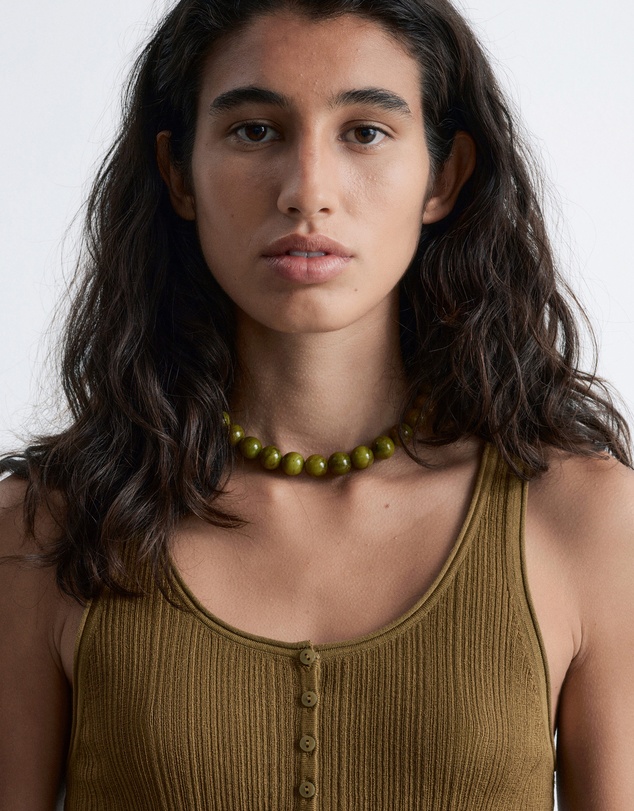& Other Stories - Short Stone Bead Necklace