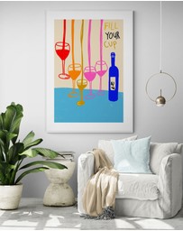 Inka Arthouse - Fill Your Cup Art Print by Paige Byrne