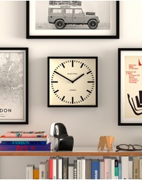 Newgate - Newgate Jones Box Wall Clock Black