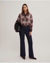 Witchery - Check Polo Knit