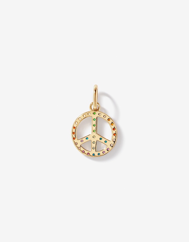 Michael Hill - Peace Pendant in 18Kt Vermeil with Cubic Zirconia