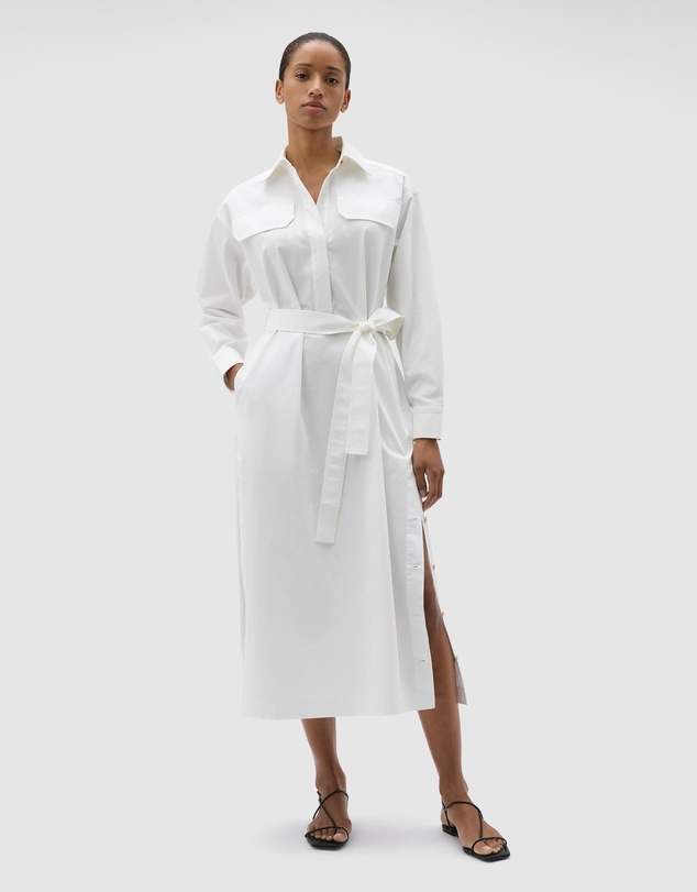 Oroton - Button Detail Shirt Dress