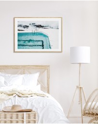 Olive et Oriel - Icey Bergs Bondi Art Print
