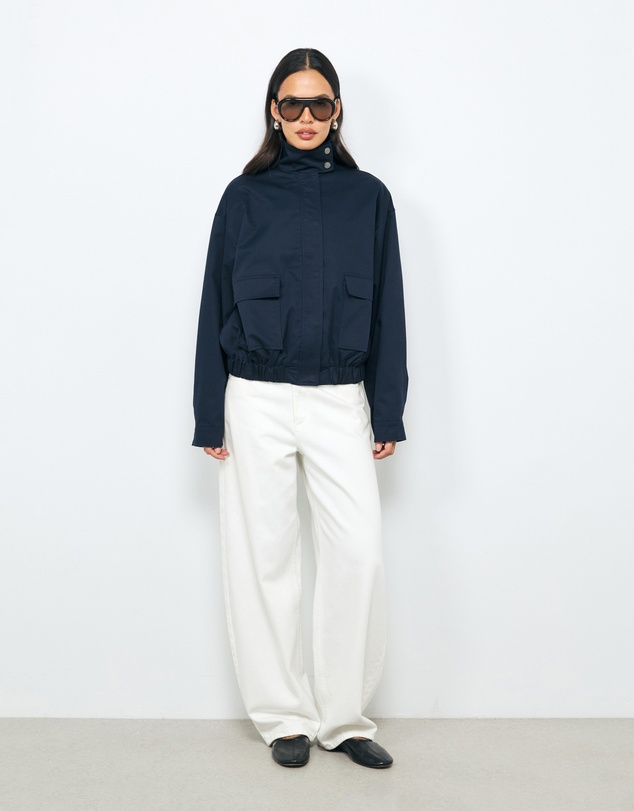AERE - Ines Funnel Neck Bomber