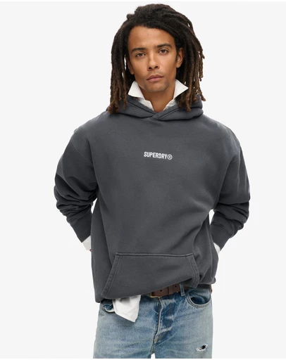 Superdry - Micro Logo Graphic Loose Hoodie