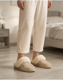 Ozwear Connection Uggs - Ugg Slippers Premium Australia Sheepskin Unisex Scuffette Suede