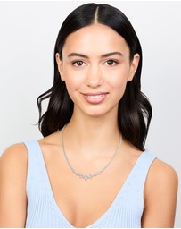 Lovisa - Silver Cubic Zirconia Marquise Pendant Necklace