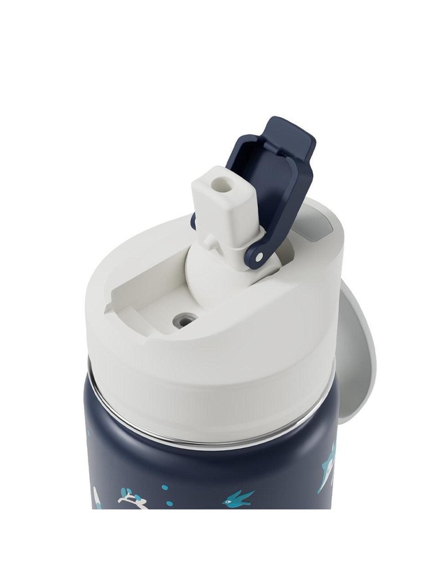 Monbento - Monbento Twisty Kids Water Bottle with Snack Container- Wolf