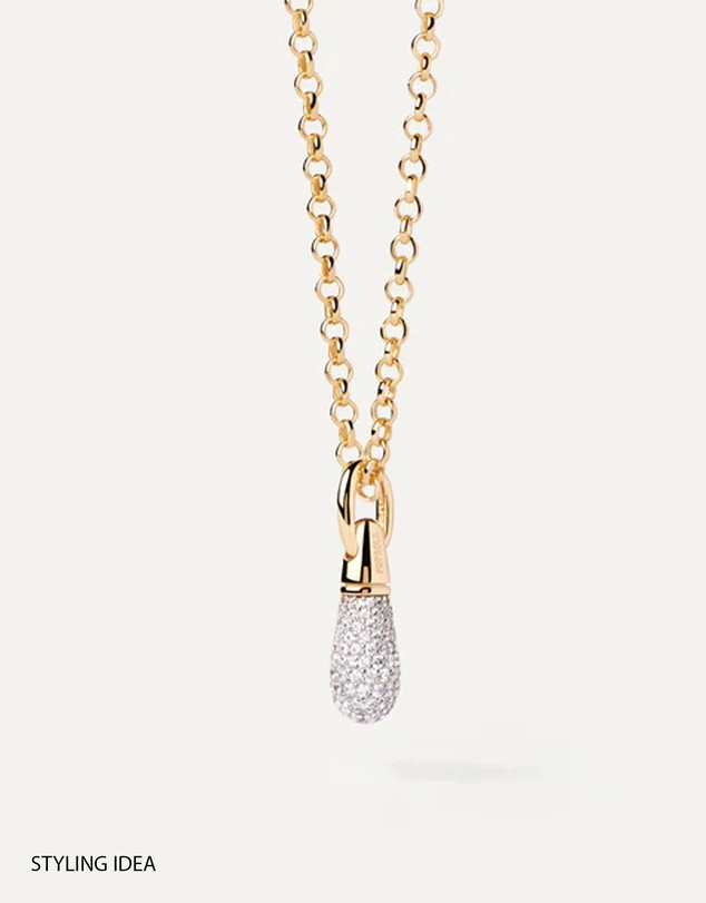 PDPAOLA - Pave Drop Pendant